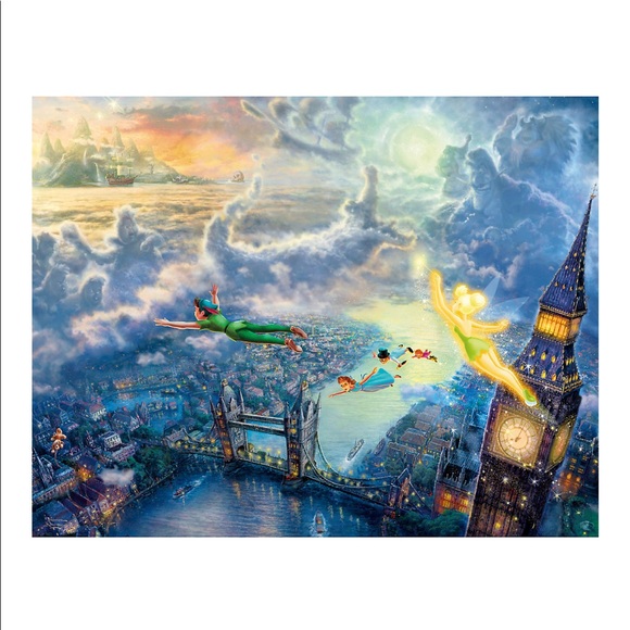 Disney Thomas Kinkade 4 in 1 Puzzle Set - Picture 5 of 16